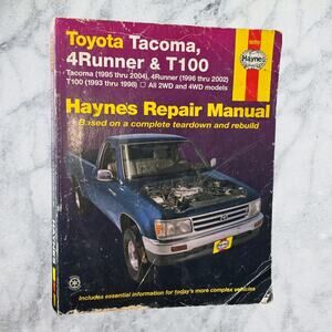 Toyota Tacoma 1995-2000, 4Runner 1996-2000, T100 1993-1998 Repair Manual 92076
